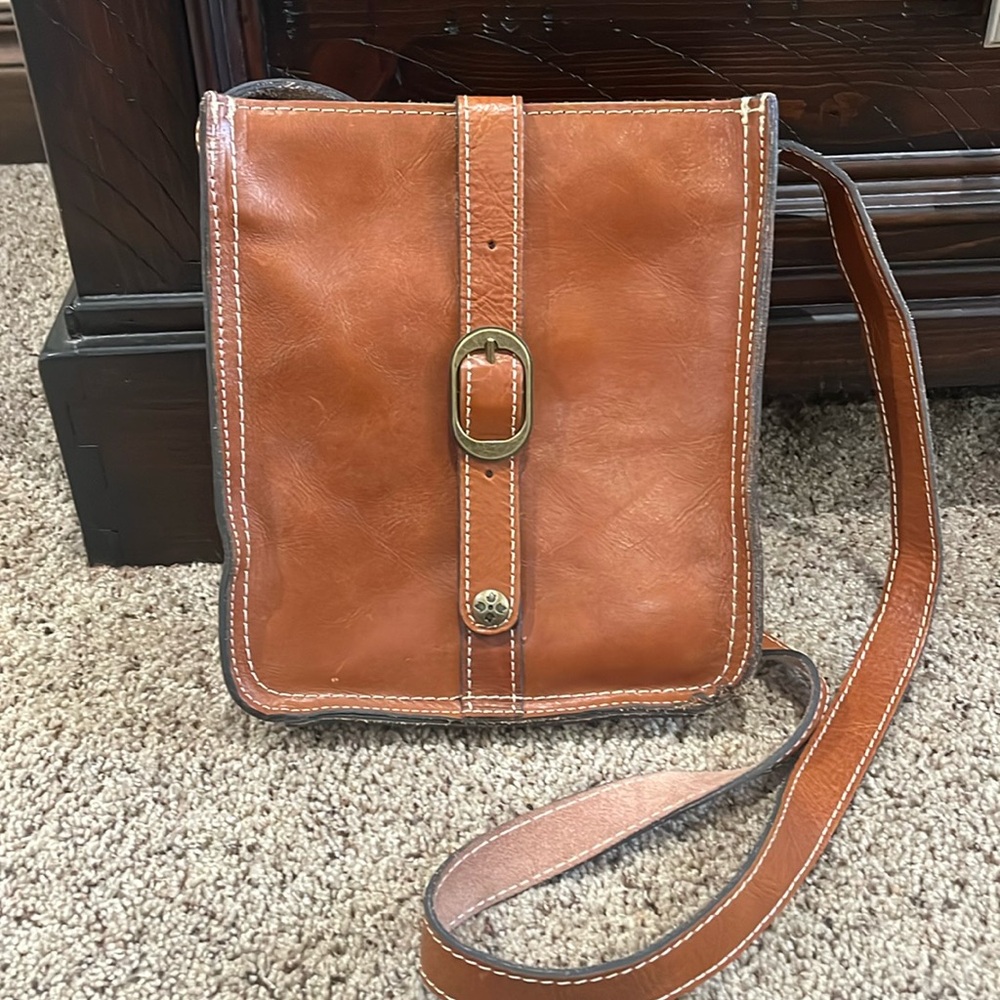 Pateria Nash crossbody leather purse